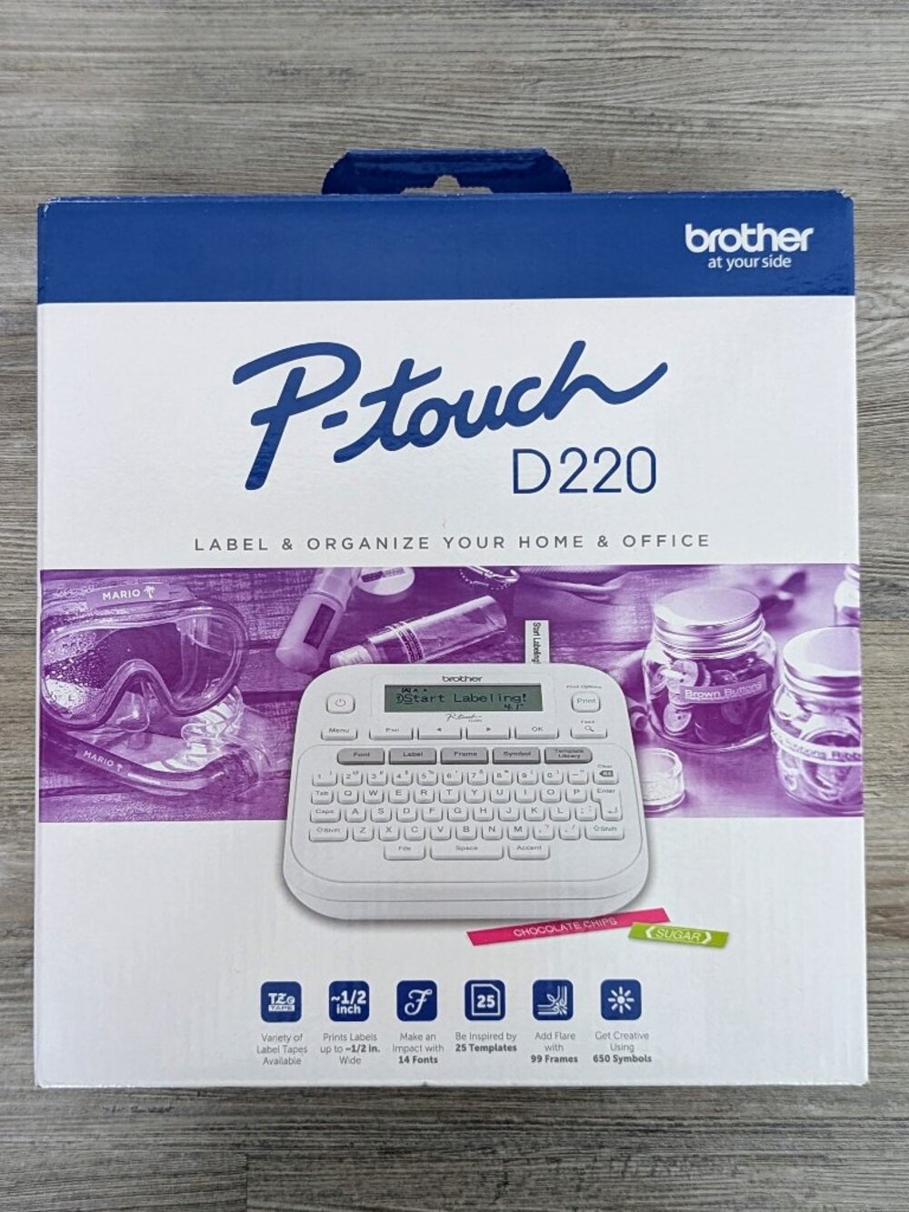 Brother P-touch Desktop Non-Thermal Label Maker (Model PT-D220)